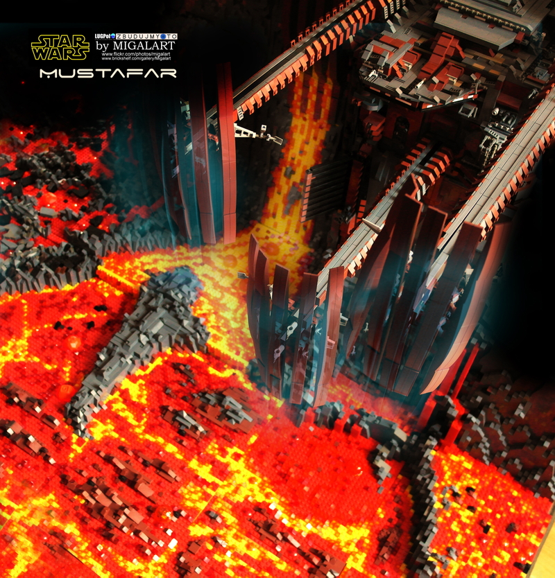 Illustration for article titled 60,000-piece diorama is one of the hottest Lego Star Wars models ever